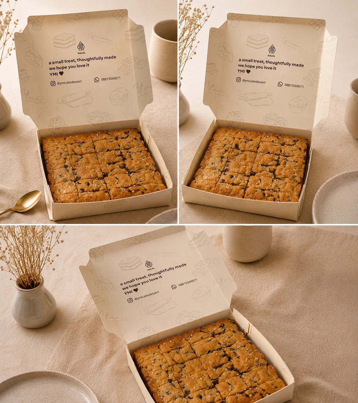 Browkie Large - 18x18 Brownies Cookie