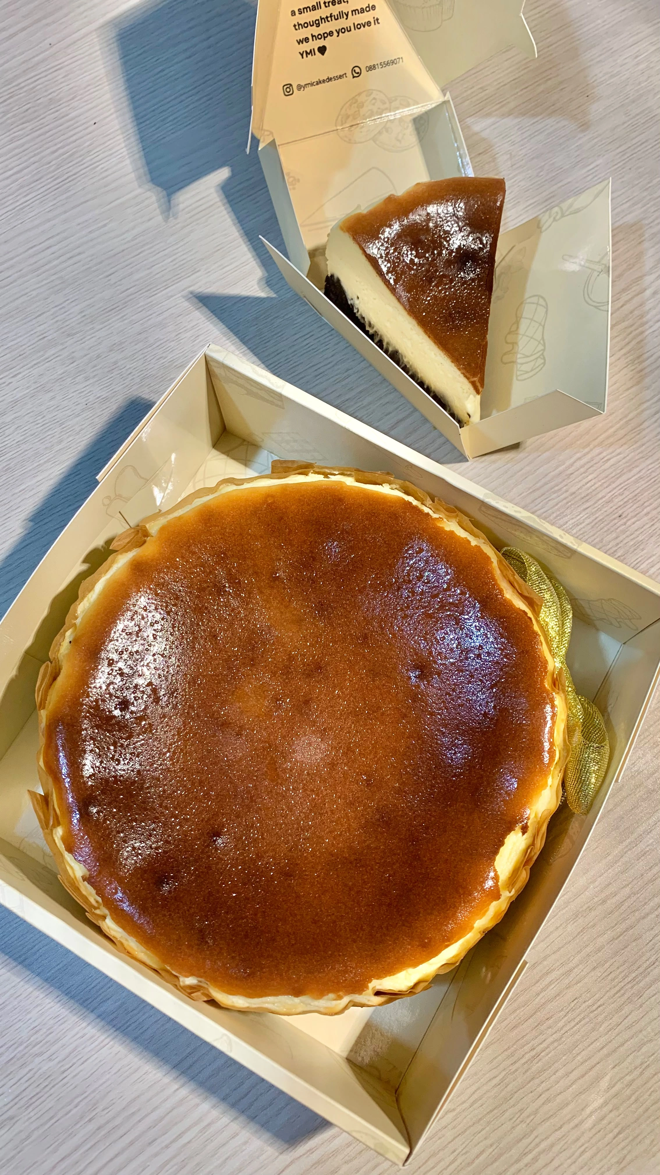 Cheesecake Large - D18 Basque Burnt Cheese Cake Brownie