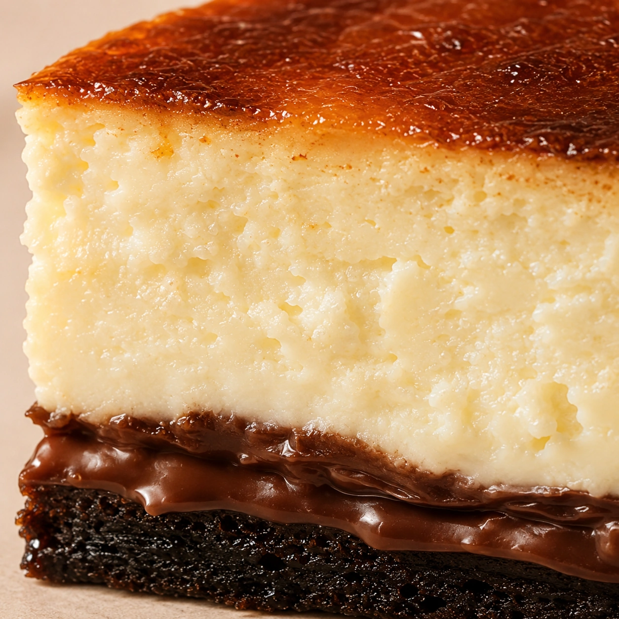 Cheesecake Slice - Basque Burnt Cheese Cake Brownie