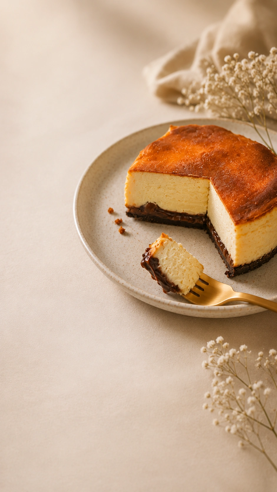 Cheesecake Small - D16 Basque Burnt Cheese Cake Brownie