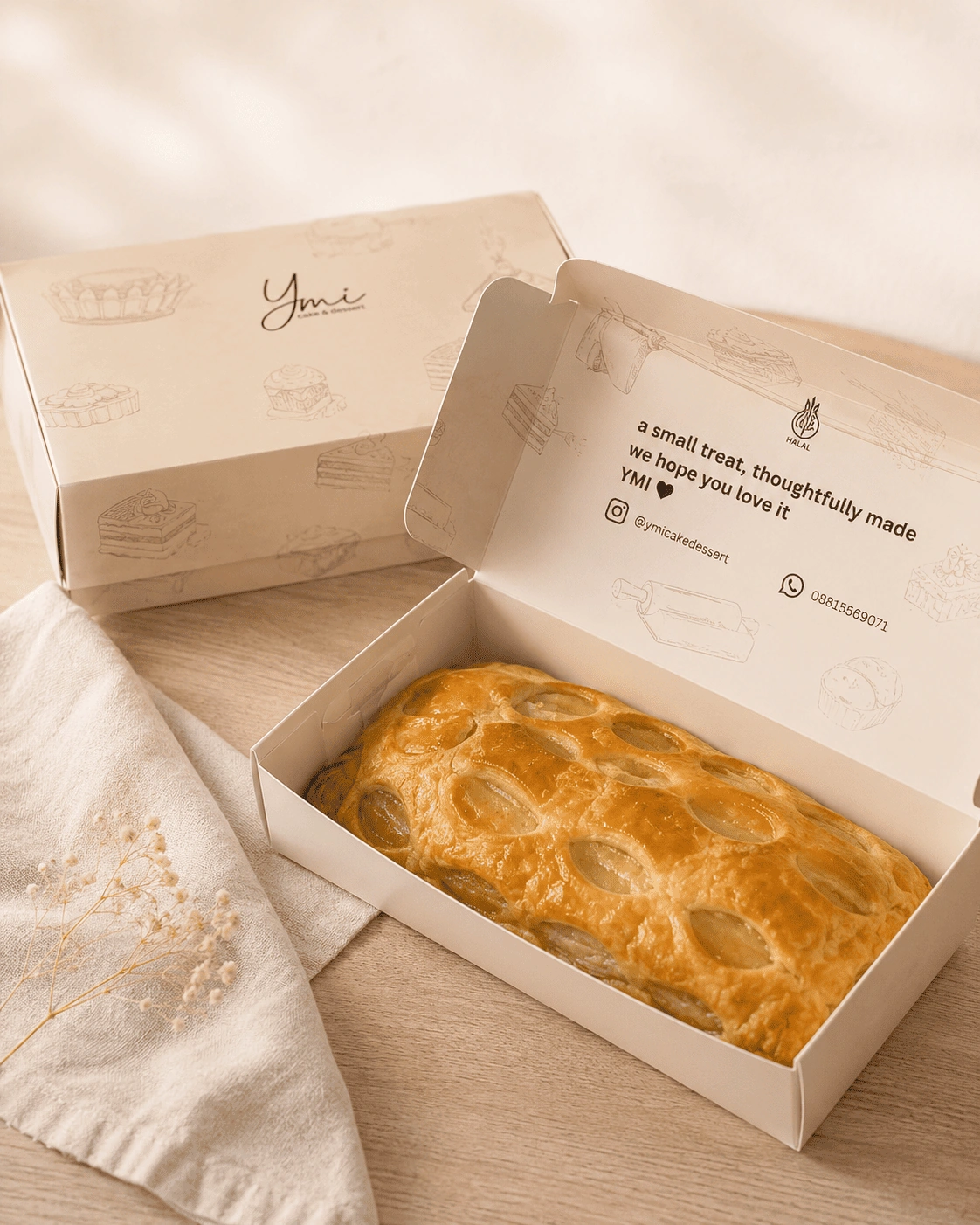Picnic Roll - 20x10 Picnic Roll Beef Pastry