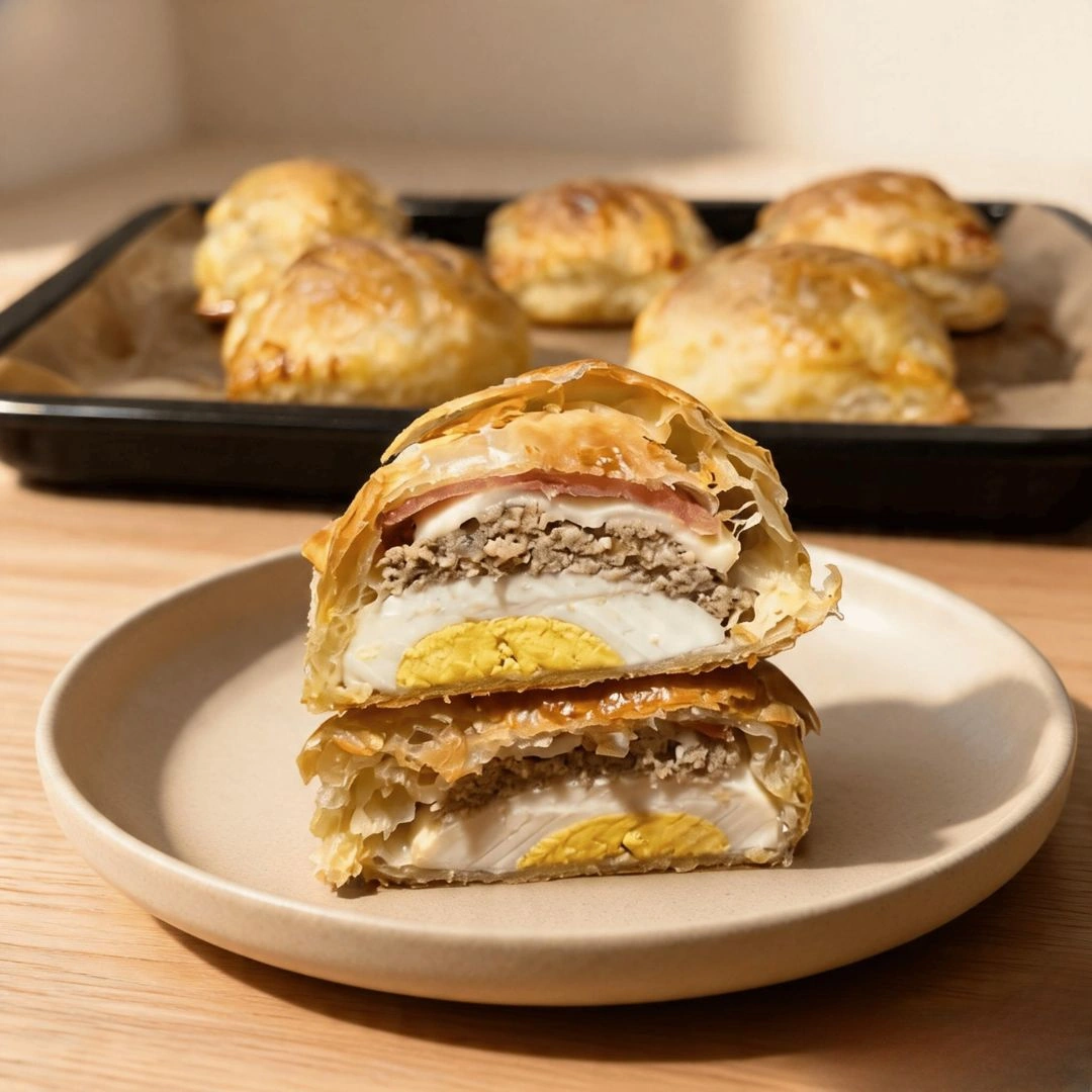 Picnic Roll - 20x10 Picnic Roll Beef Pastry